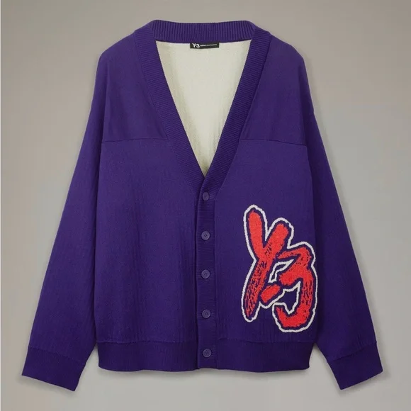 Y3 Addidas Y3 Knit Oversized Cardigan - Picture 4 of 13